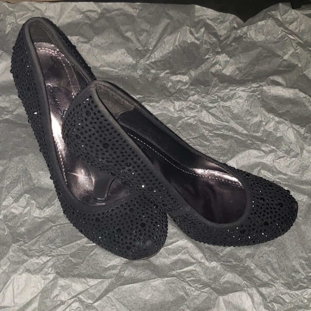 Elegant Black Studded Heels